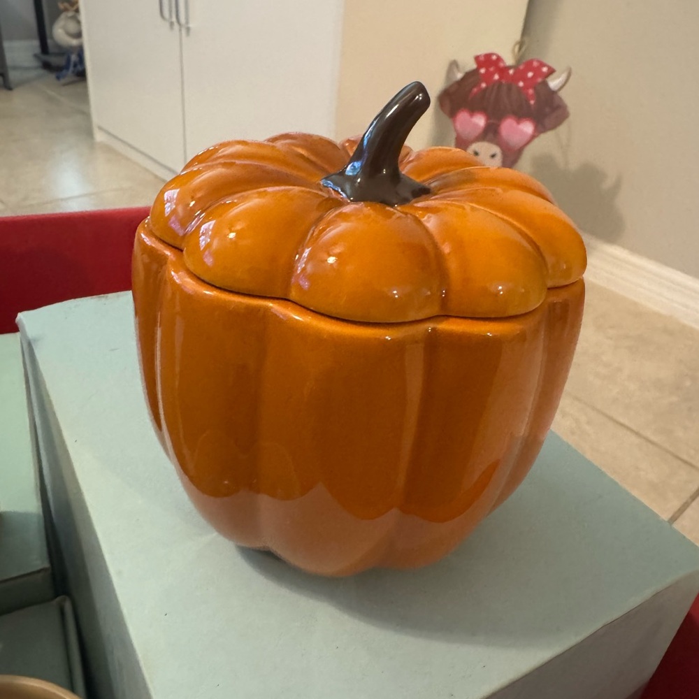 Partylite pumpkin patch holder nib